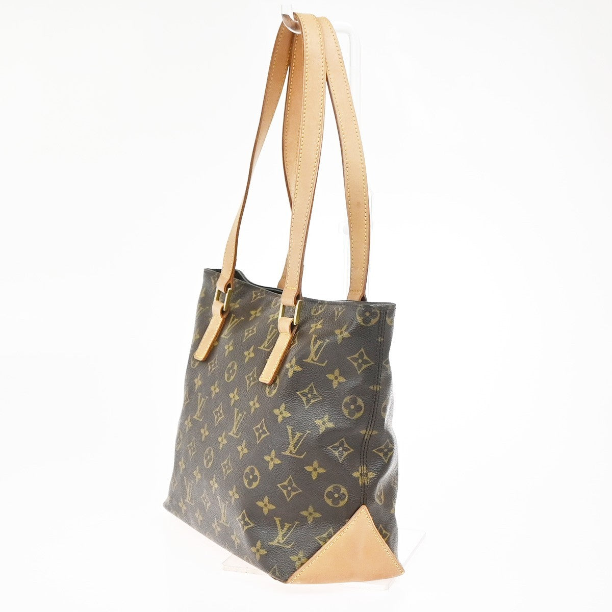 LOUIS VUITTON Cabas Piano Shoulder Bag Monogram Leather Brown M51148 16YJ022