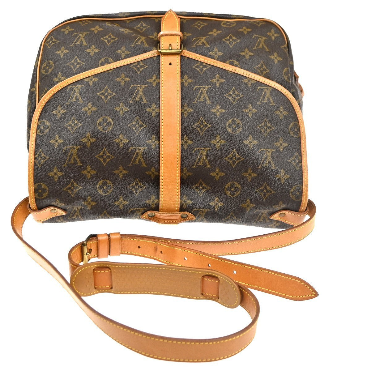 LOUIS VUITTON Saumur 35 Shoulder Bag Monogram Leather BN France M42254 16MA162