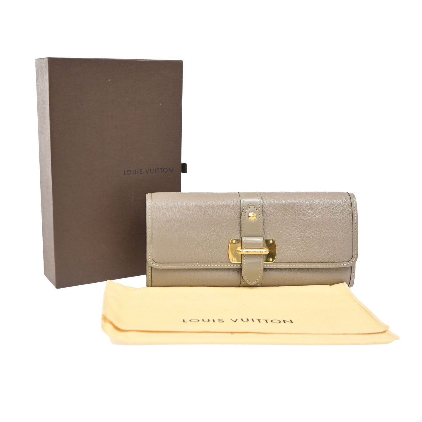 LOUIS VUITTON Portefeuille Le Favori Long Wallet Suhari Gray M95646 61KC356