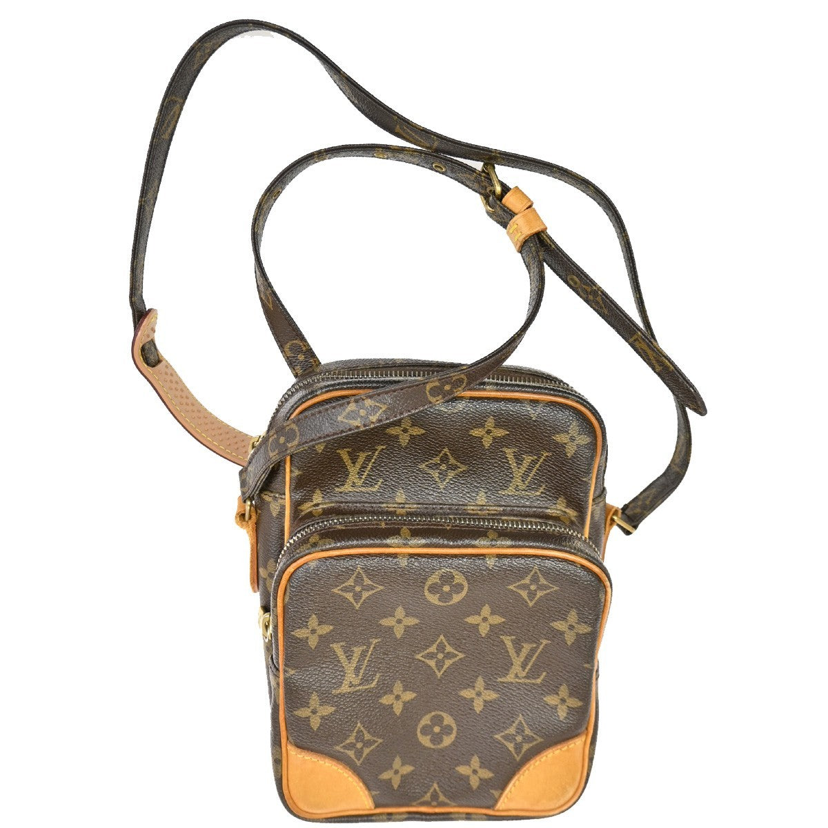 LOUIS VUITTON Amazon Crossbody Shoulder Bag Monogram Leather BN M45236 84TA337