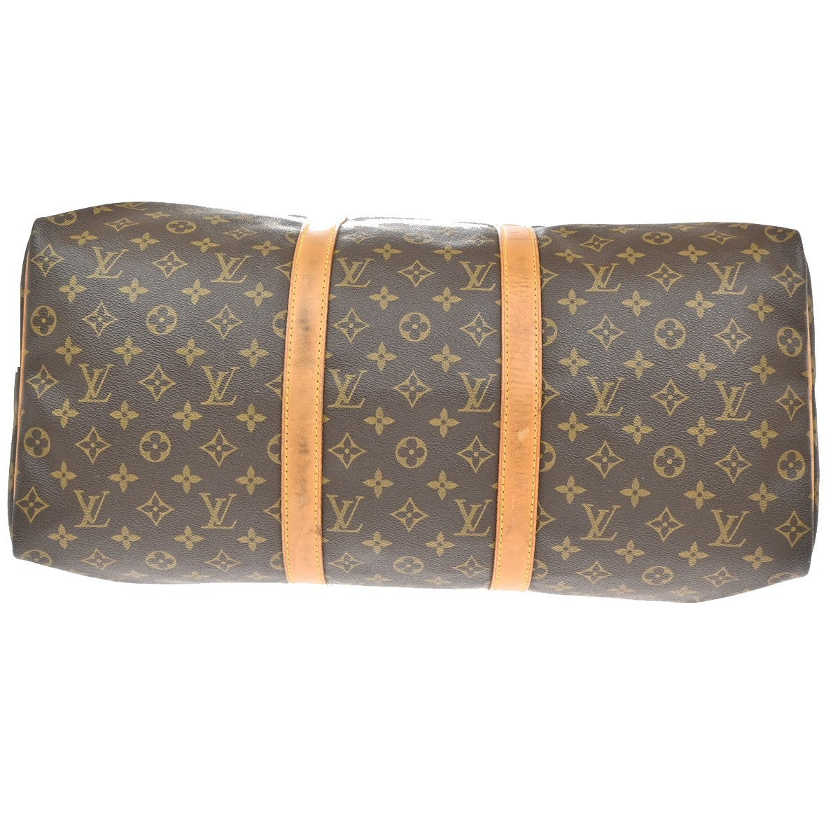 LOUIS VUITTON Keepall 50 Travel Hand Bag Monogram Leather Brown M41426 77KB300