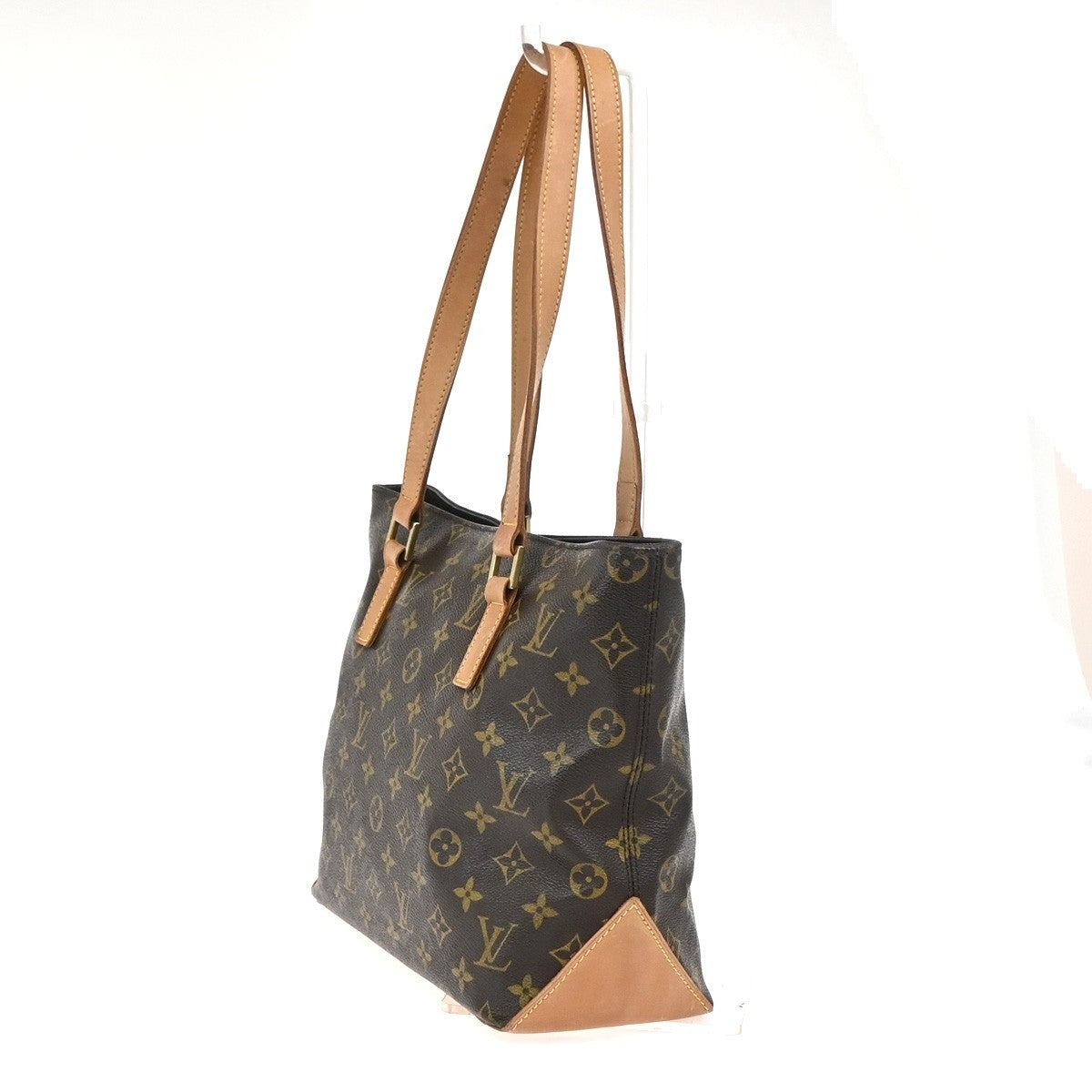 LOUIS VUITTON Cabas Piano Shoulder Bag Monogram Leather Brown M51148 16YJ022