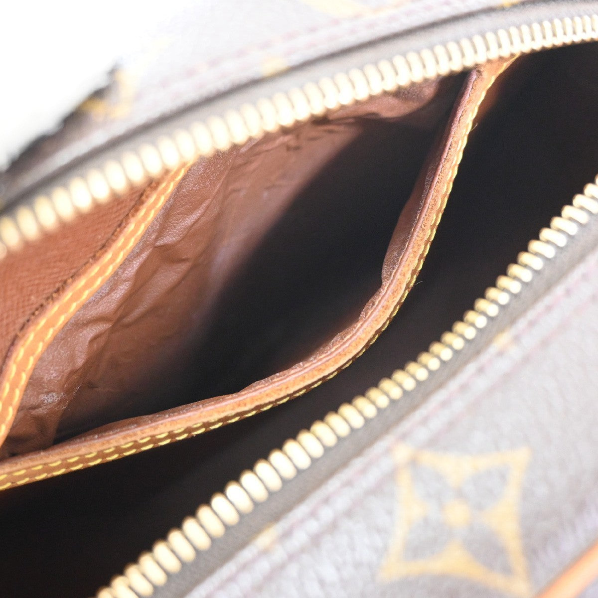 LOUIS VUITTON Blois Crossbody Shoulder Bag Monogram Leather Brown M51221 74PA060