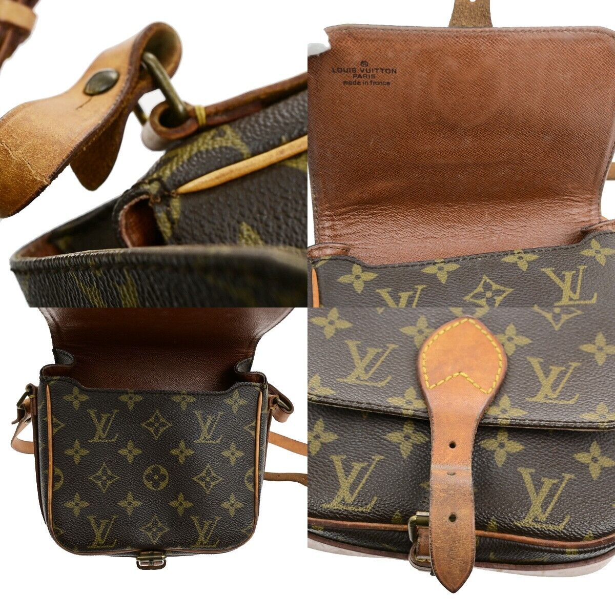LOUIS VUITTON Mini Cartouchiere Shoulder Bag Monogram Leather BN M51254 35KA558