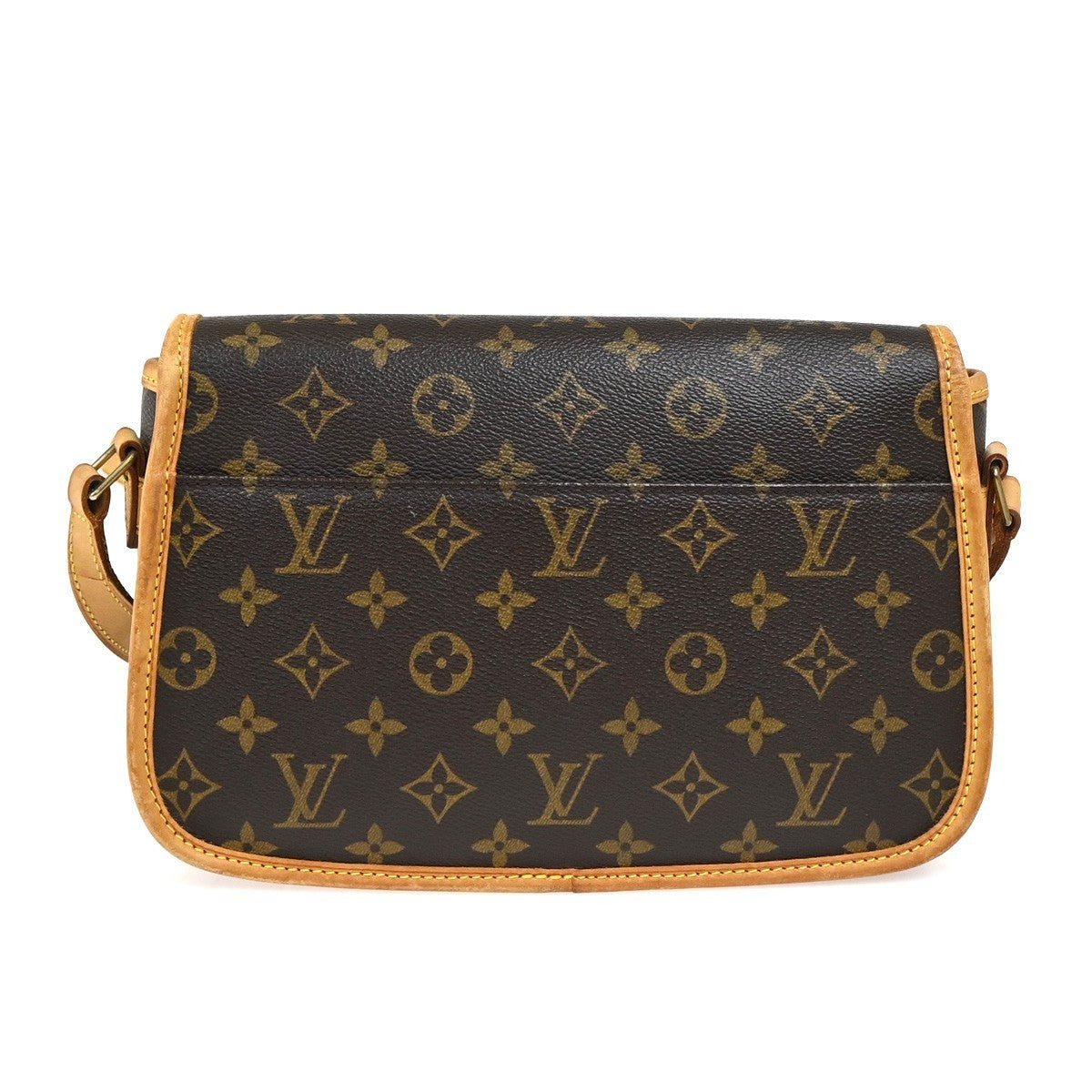 LOUIS VUITTON Sologne Shoulder Bag Monogram Leather Brown France M42250 93YJ062