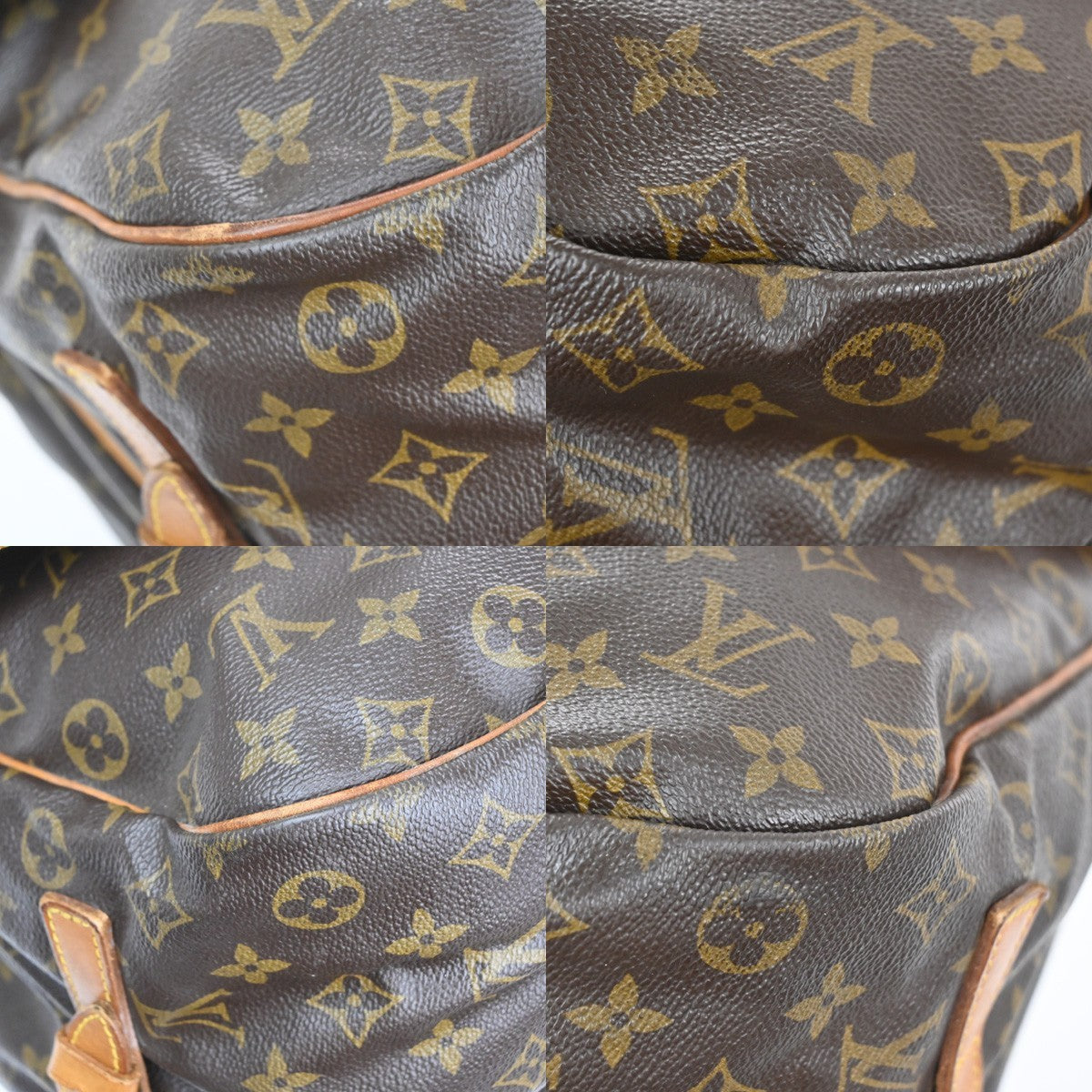 LOUIS VUITTON Saumur 35 Shoulder Bag Monogram Leather BN France M42254 84YJ110