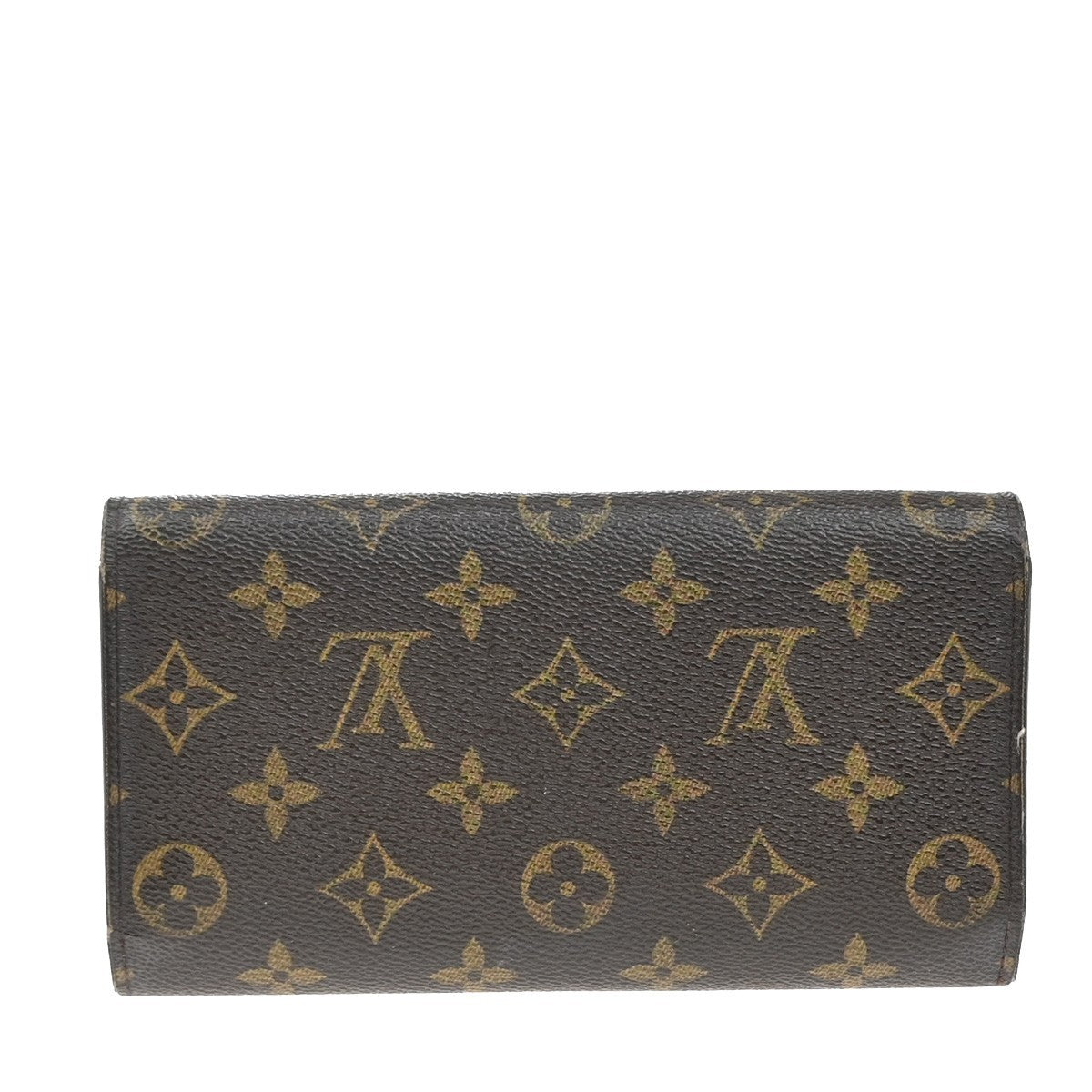 LOUIS VUITTON International Long Trifold Wallet Monogram Brown M61215 60EF787