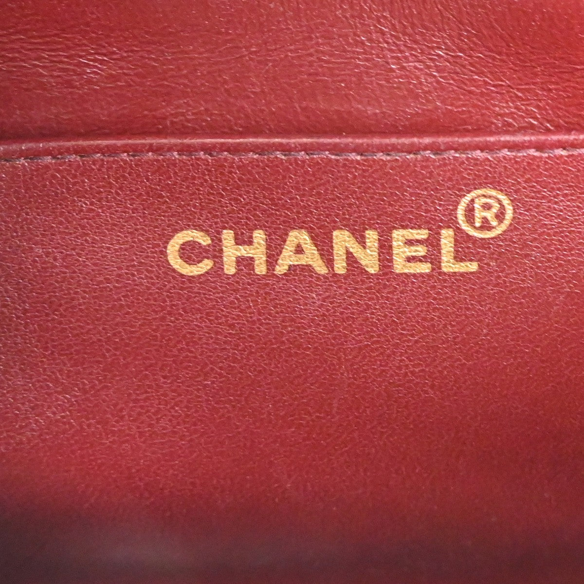 CHANEL CC Logo Diana Matelasse 25 Chain Shoulder Bag Leather Black GHW 373RL388