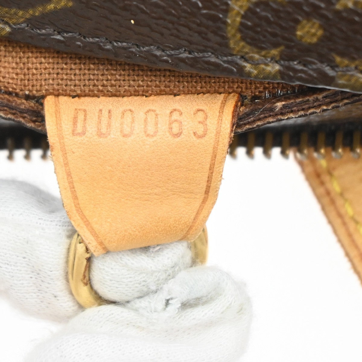 LOUIS VUITTON Cabas Piano Shoulder Bag Monogram Leather Brown M51148 34MA270