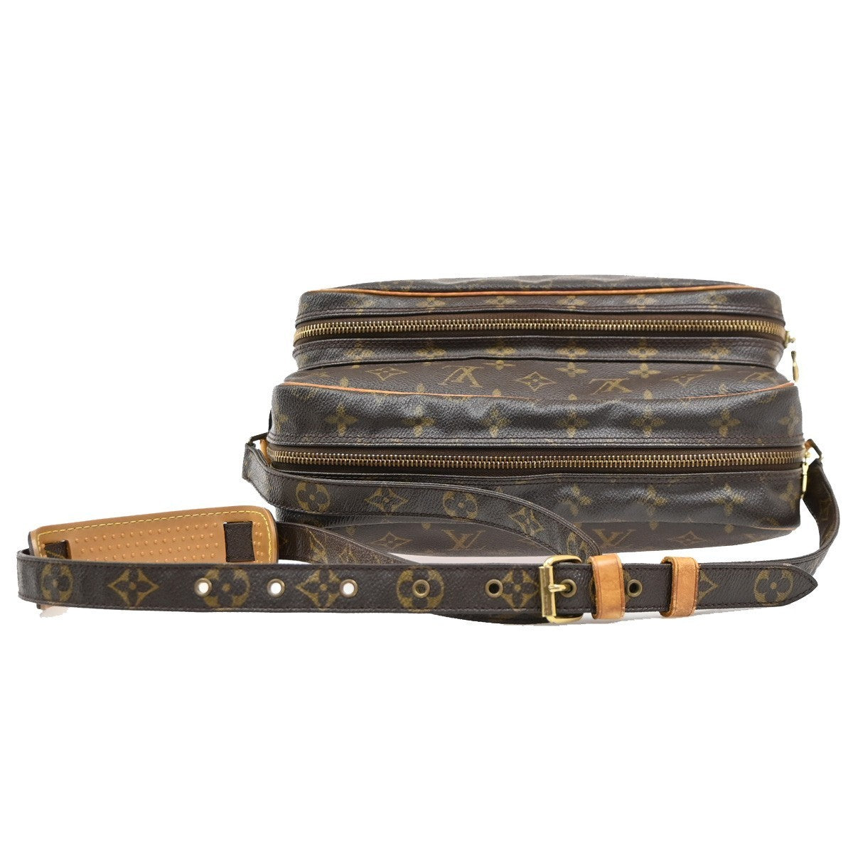 LOUIS VUITTON Nile Crossbody Shoulder Bag Monogram Leather Brown M45244 81KD175