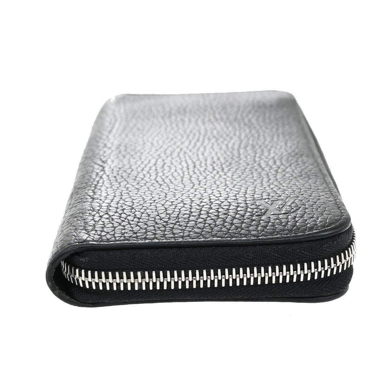 LOUIS VUITTON Vertical Long Zippy Wallet Bifold Taurillon Black M58412 33KP080