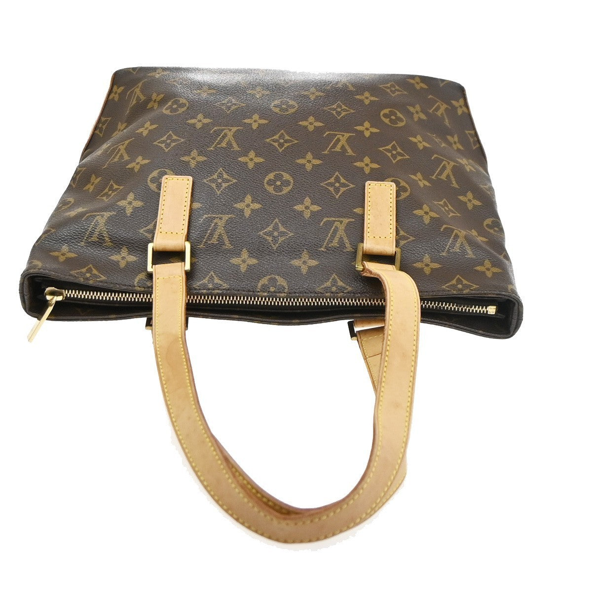 LOUIS VUITTON Cabas Piano Shoulder Bag Monogram Leather Brown M51148 71SA140
