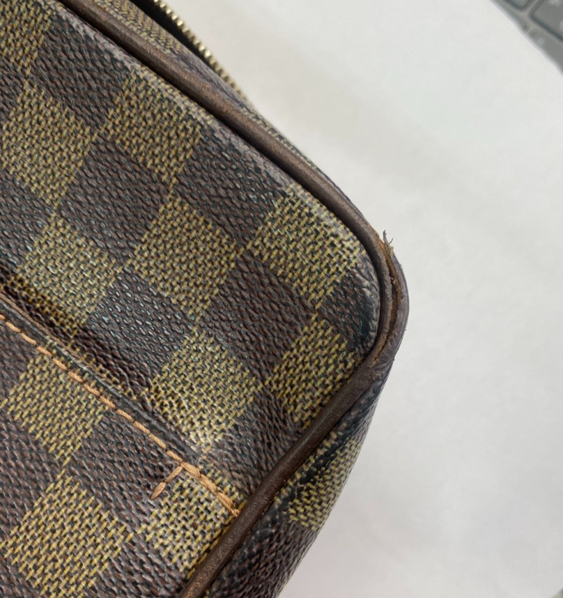 LOUIS VUITTON Olav PM Shoulder Bag Damier Ebene Leather BN France N41442 34KC799
