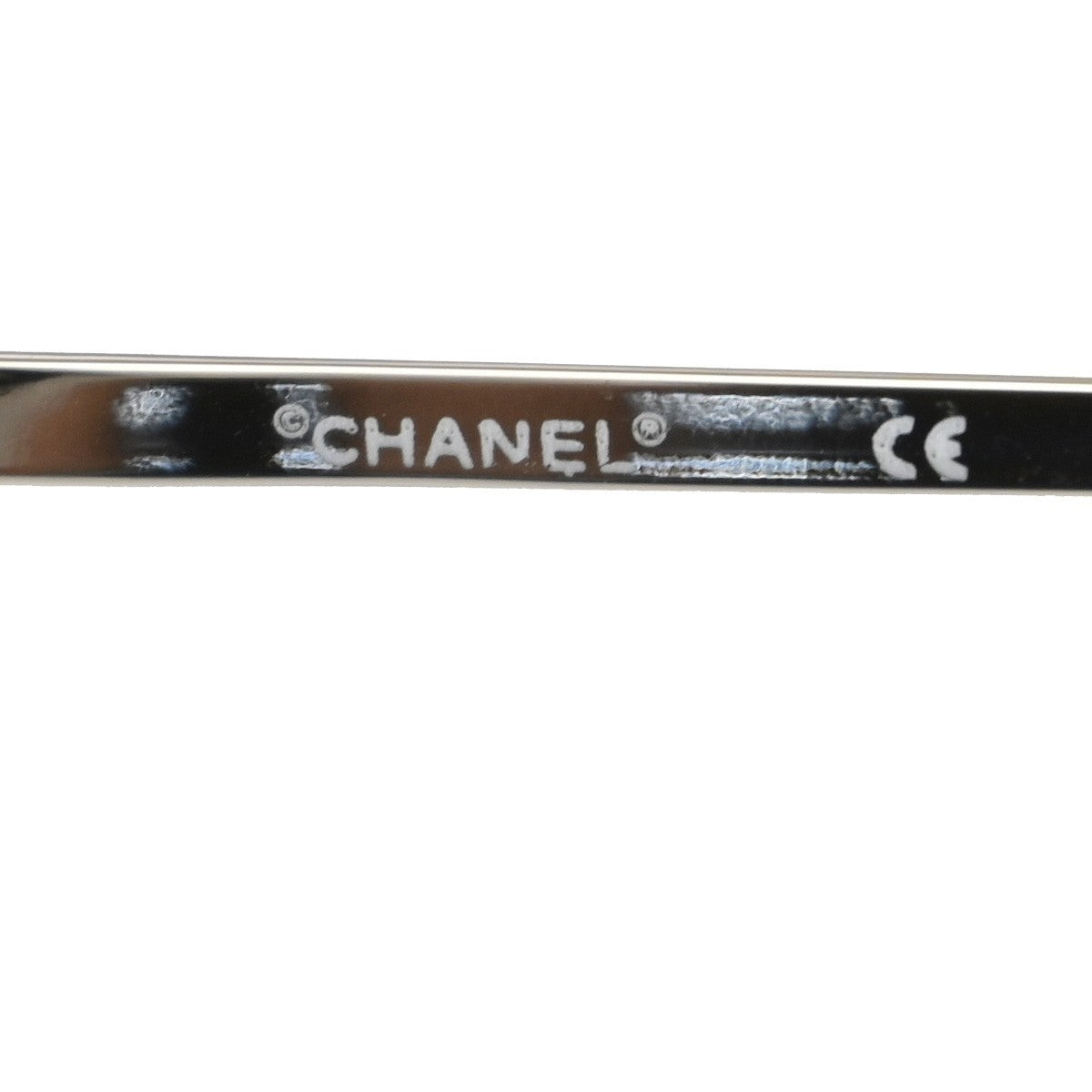 CHANEL CC  Sunglasses Eye Wear Mirror Lens Metal Plastic Silver 06934 07RL317