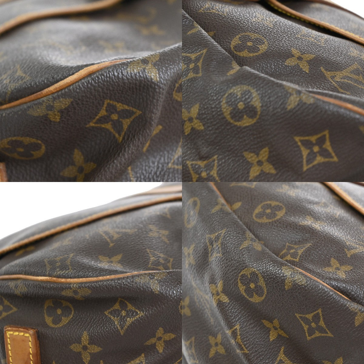 LOUIS VUITTON Saumur 35 Shoulder Bag Monogram Leather BN France M42254 87CA898