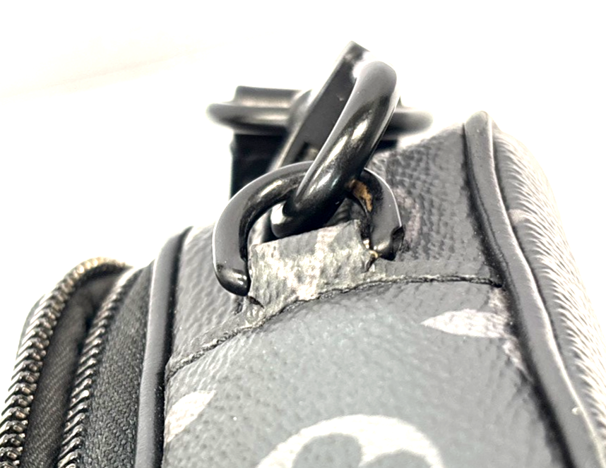 LOUIS VUITTON Alpha Wearable Shoulder Bag Monogram Eclipse Black M82542 660MA337