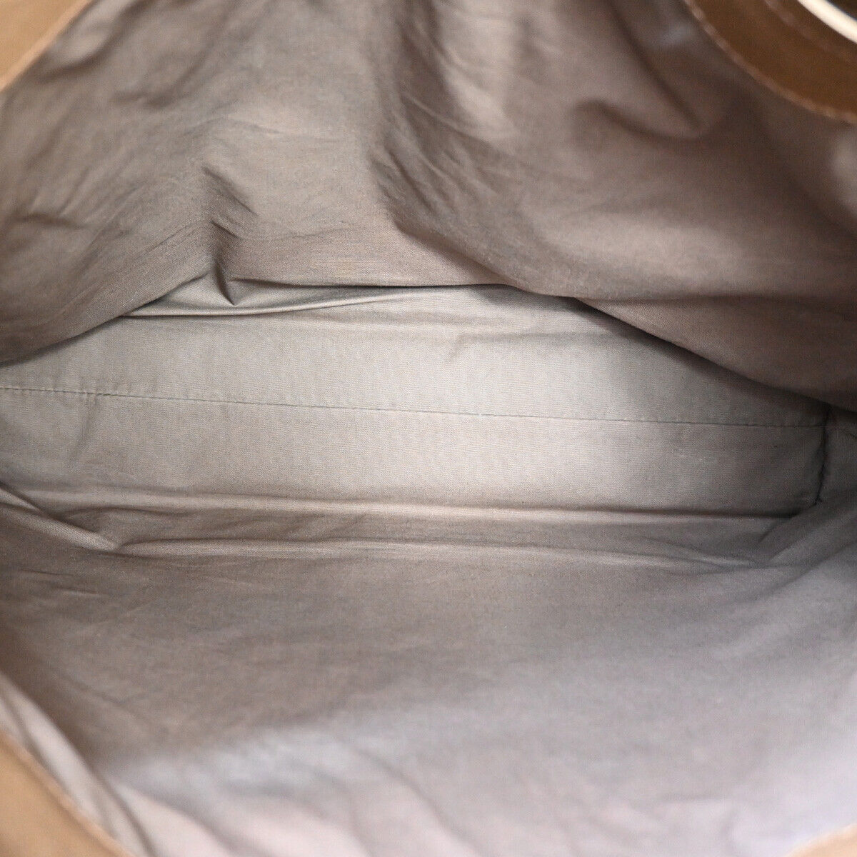 BOTTEGA VENETA Logo Intrecciato Shoulder Bag Leather Brown Italy 30YE318