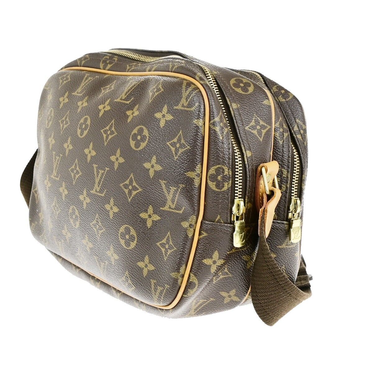 LOUIS VUITTON Reporter PM Crossbody Shoulder Bag Monogram Leather M45254 17ED015