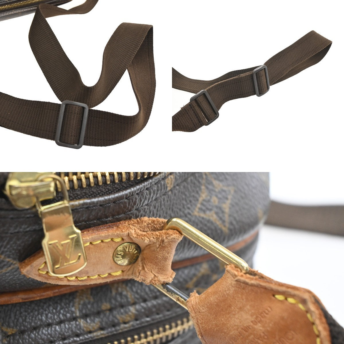 LOUIS VUITTON Reporter PM Crossbody Shoulder Bag Monogram Leather M45254 62CB025