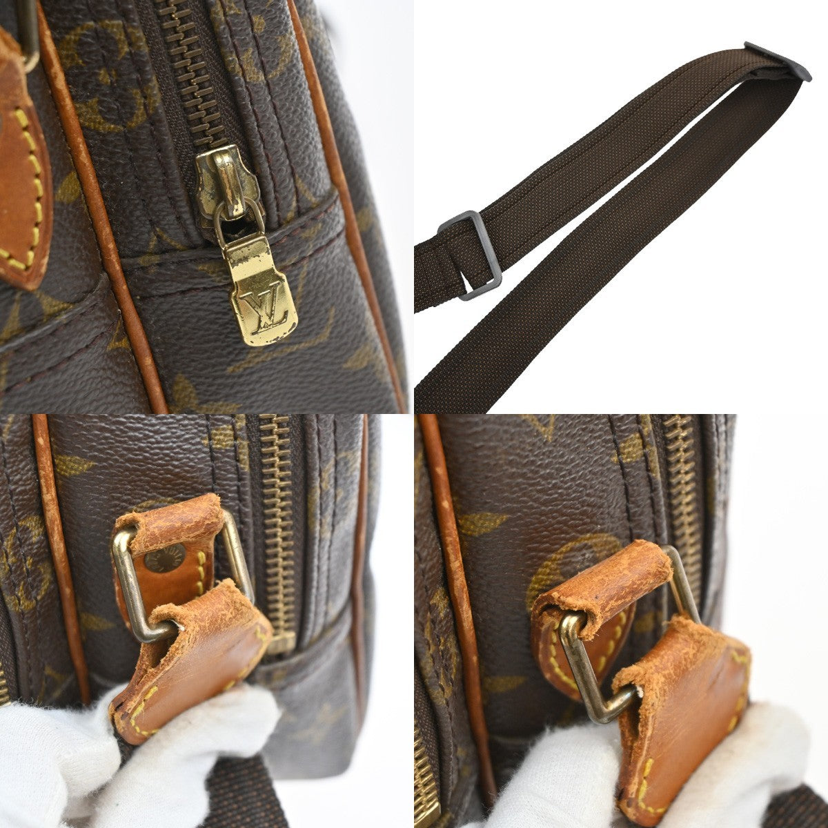 LOUIS VUITTON Reporter Crossbody Shoulder Bag Monogram Leather BN M45254 31SA023