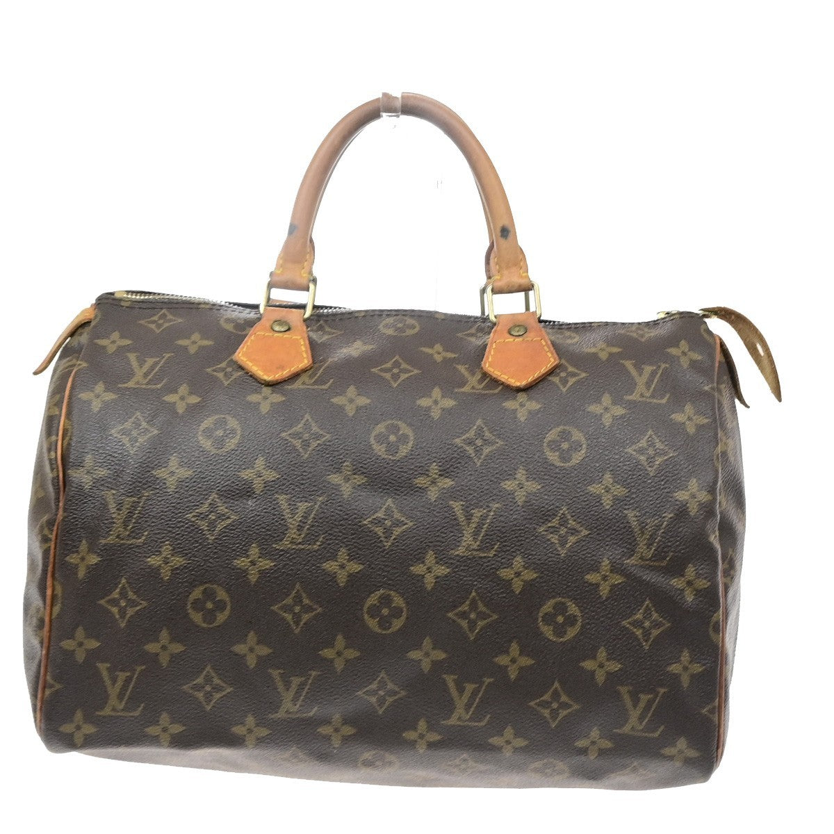 LOUIS VUITTON Speedy 30 Travel Hand Bag Monogram Leather Brown M41526  86SA166