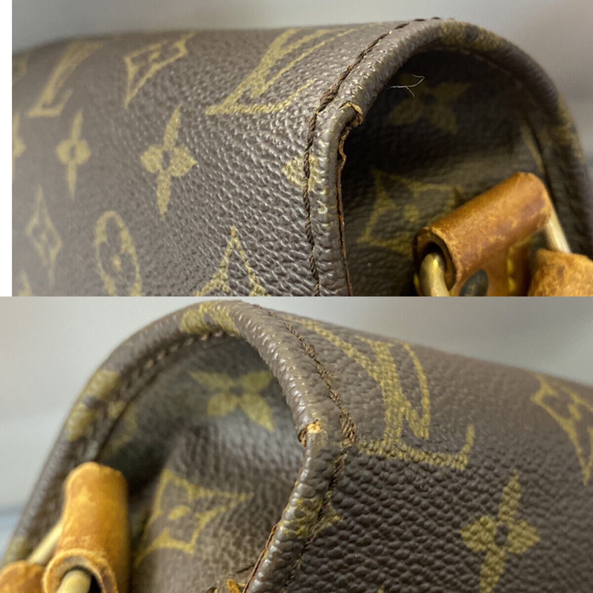 LOUIS VUITTON Cartouchiere GM Shoulder Bag Monogram Leather Brown M51252 60YG597