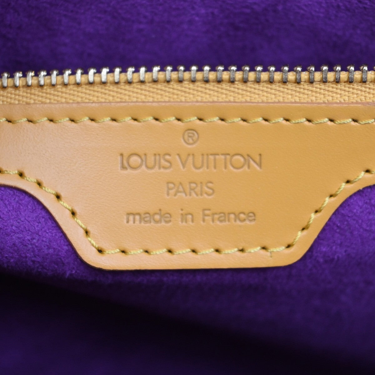 LOUIS VUITTON LV Lussac Shoulder Bag Epi Leather Yellow France M52289 89EE611