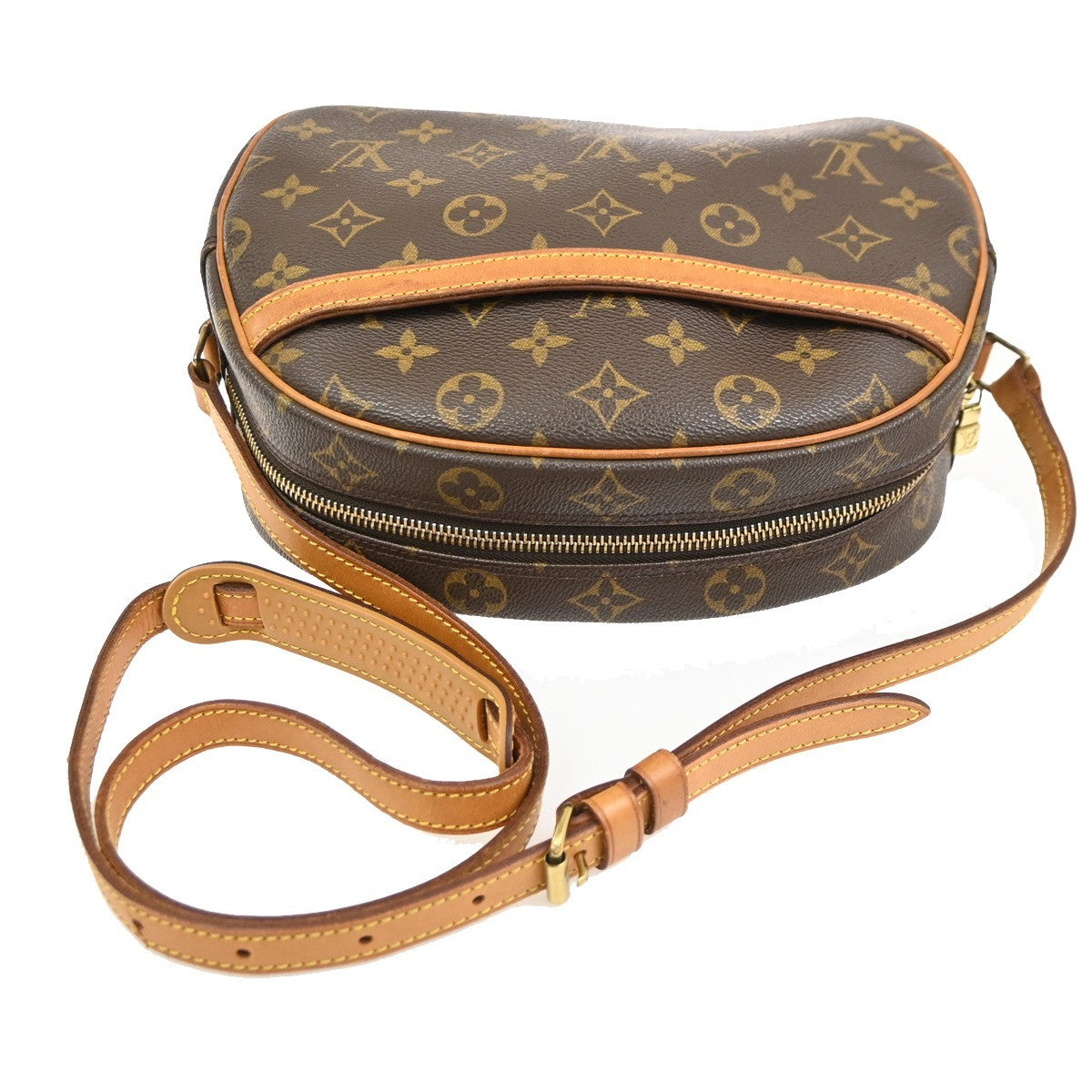LOUIS VUITTON Blois Crossbody Shoulder Bag Monogram Leather Brown M51221 74PA060