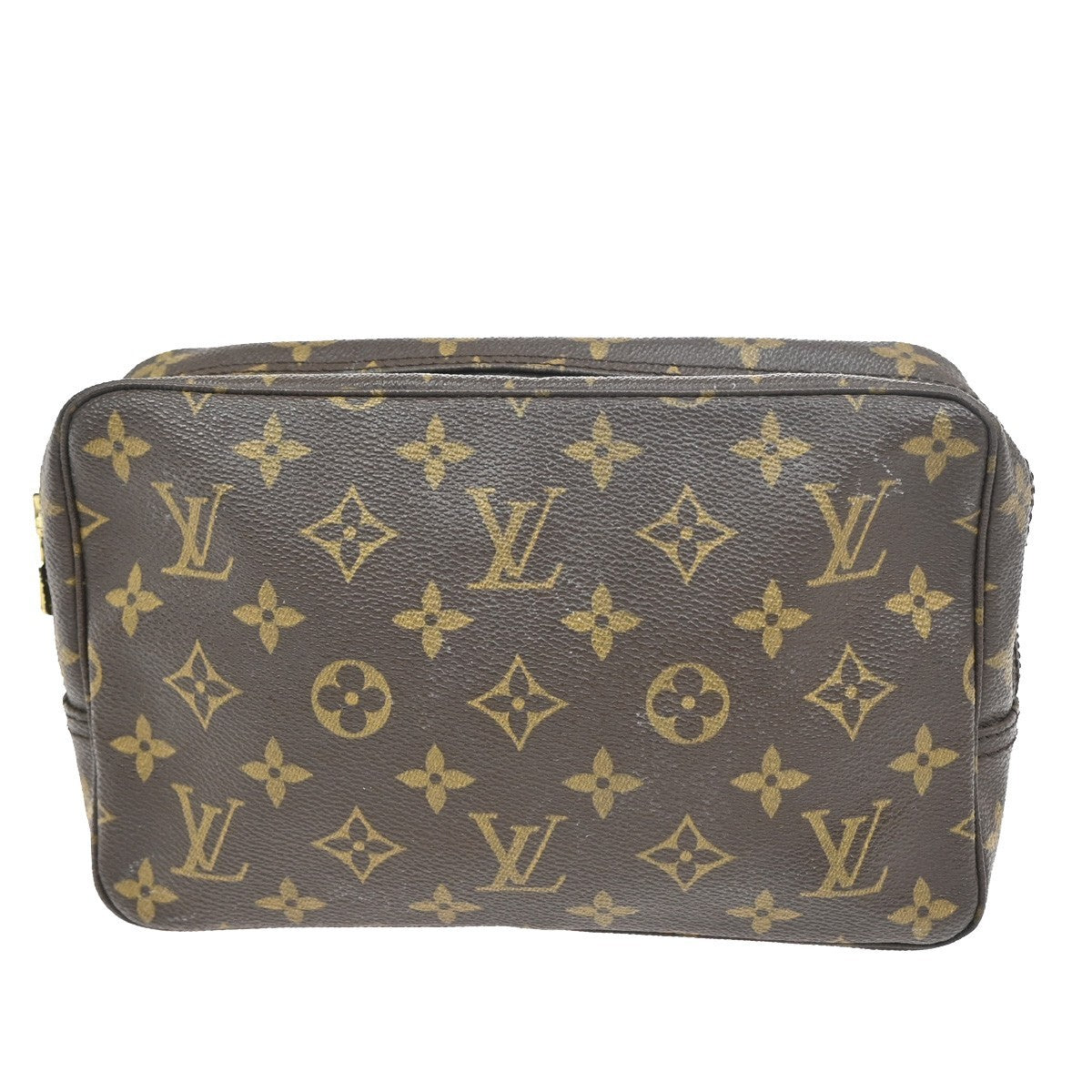 LOUIS VUITTON Trousse Toilette 23 Clutch Hand Bag Monogram Brown M47524 68ZA159