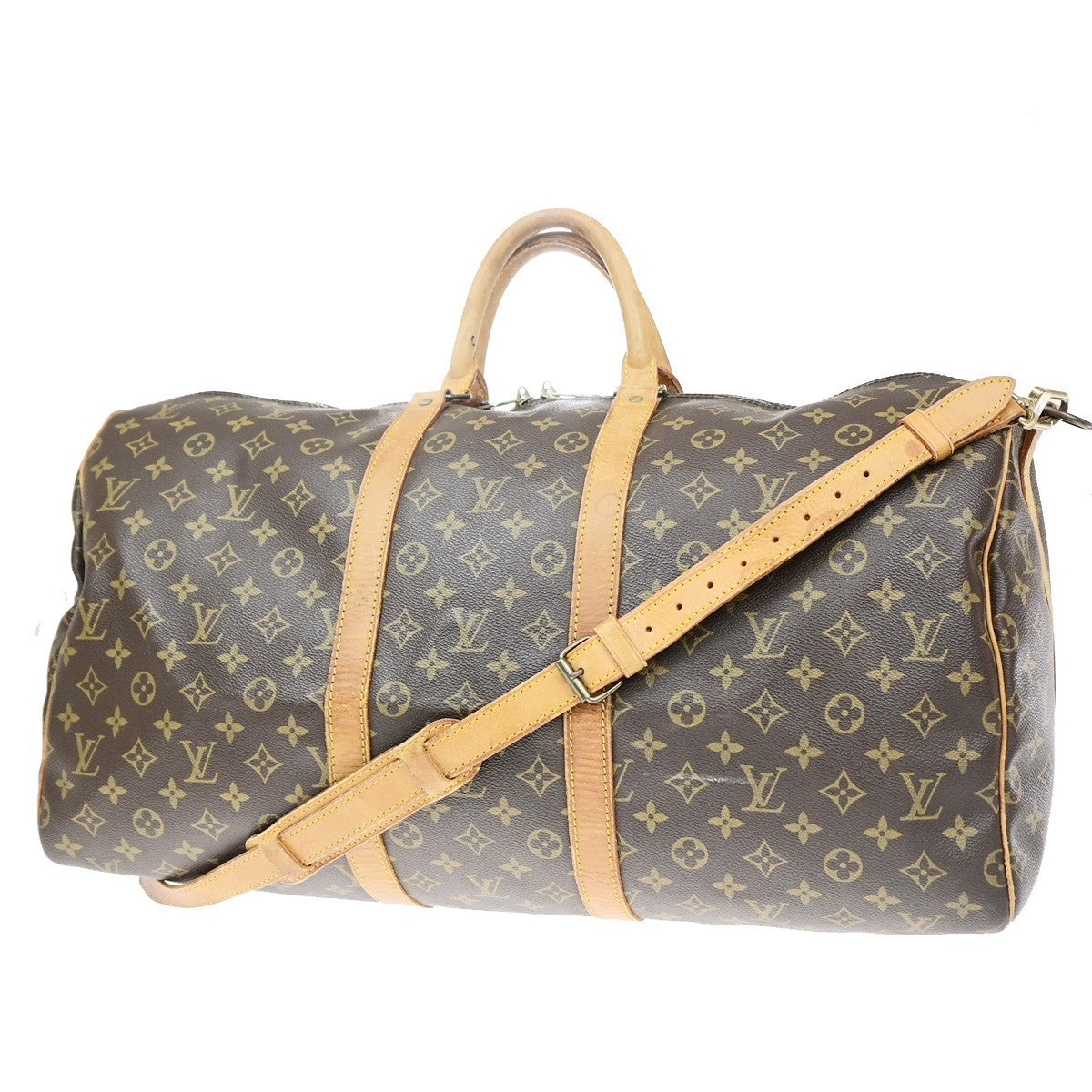 LOUIS VUITTON Keepall Bandouliere 55 2Way Hand Bag Monogram Brown M41414 79MA701