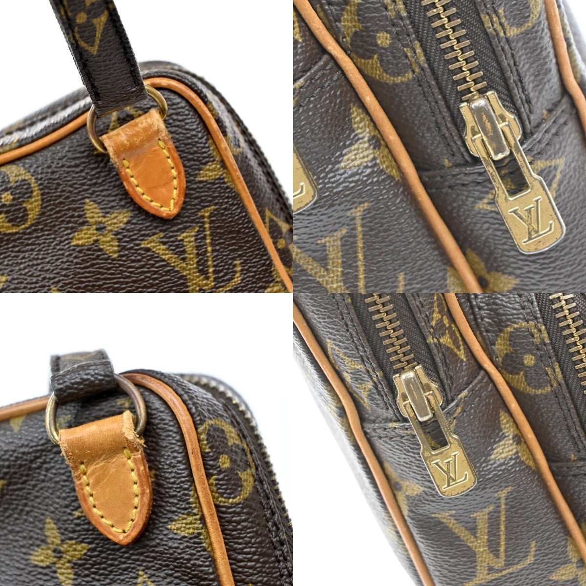 LOUIS VUITTON Mini Amazon Shoulder Bag Monogram Leather Brown M45238 35EG175