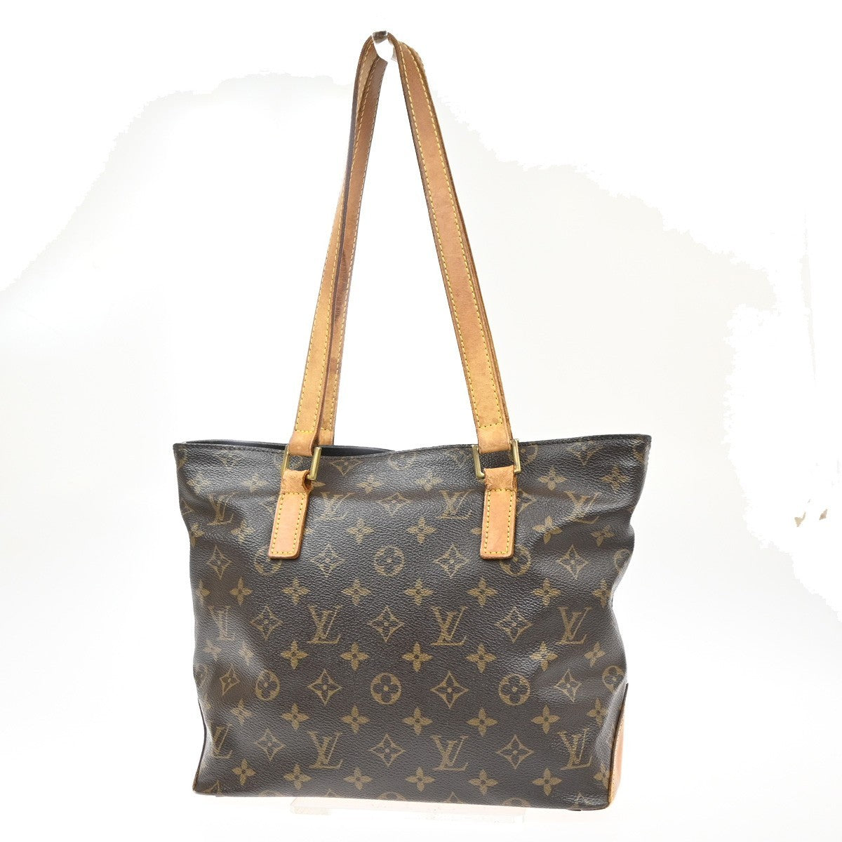 LOUIS VUITTON Cabas Piano Shoulder Bag Monogram Leather Brown M51148 35SA016
