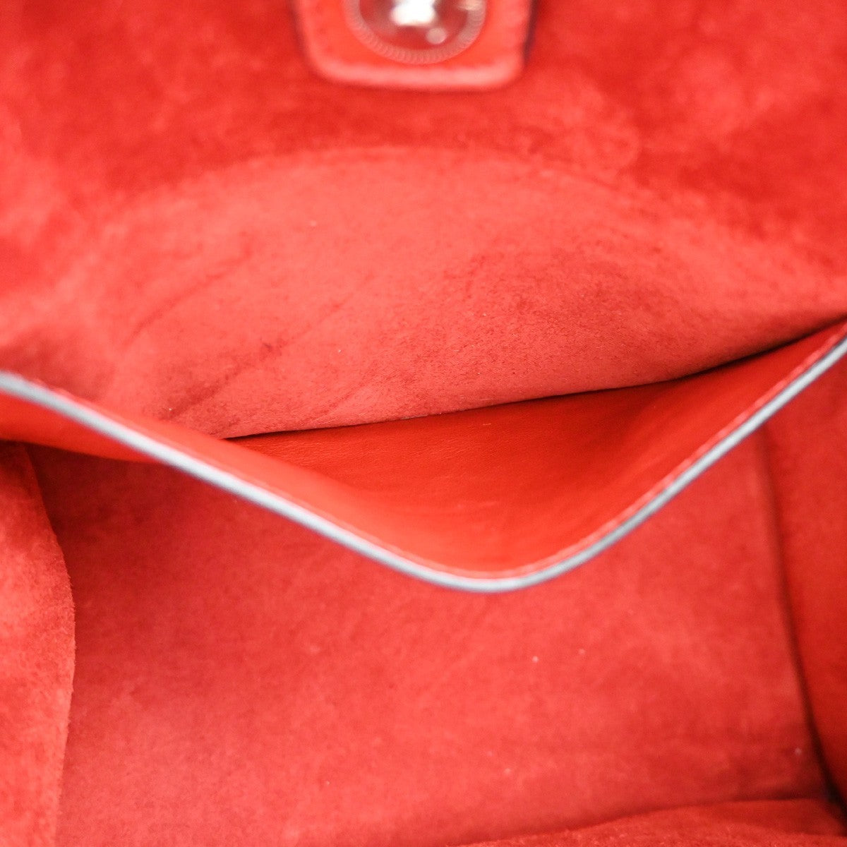 PRADA Logo 2Way Shoulder Hand Bag Glace Calf Leather Red SHW Italy 12TA657