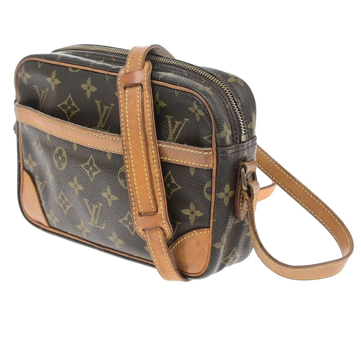 LOUIS VUITTON Trocadero 24 Shoulder Bag Monogram Leather Brown M51276 80MA699