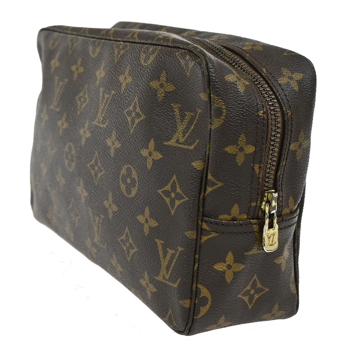 LOUIS VUITTON Trousse Toilette 28 Clutch Hand Bag Monogram Brown M47522 02AA096