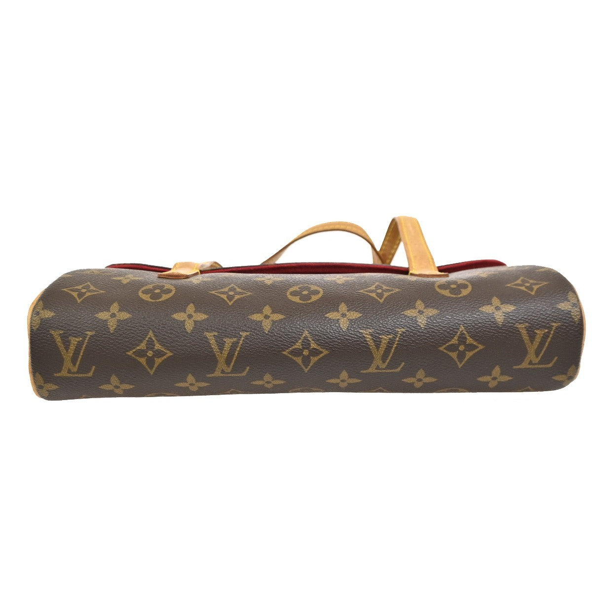 LOUIS VUITTON Sonatine Hand Bag Monogram Leather Brown France M51902 74MA597