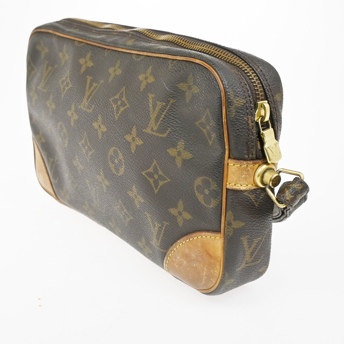 LOUIS VUITTON Marly Dragonne GM Clutch Hand Bag Monogram Brown M51825 66KC722