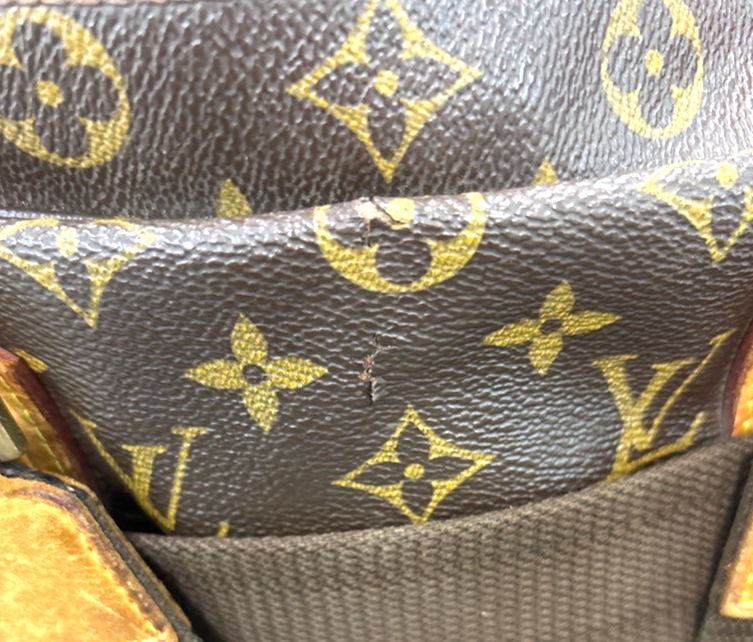 LOUIS VUITTON Sac Bosphore 2Way Hand Bag Monogram Leather Brown M40043 32MA243