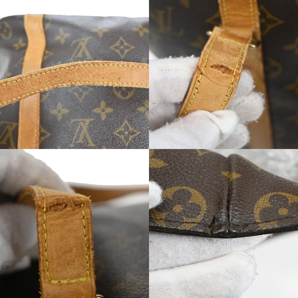 LOUIS VUITTON Sac Shopping Shoulder Tote Bag Monogram Leather BN M51108 87TA178