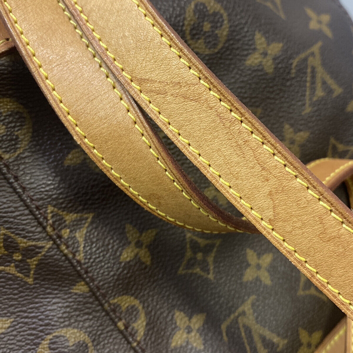 LOUIS VUITTON Montsouris MM Backpack Bag Monogram Leather Brown M51136 18YG489