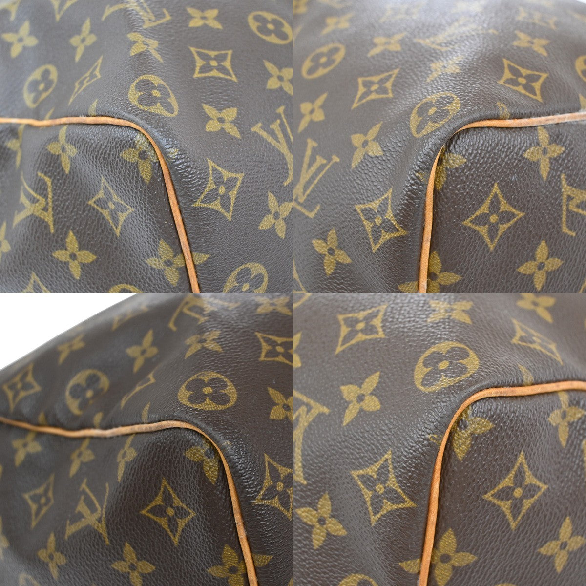 LOUIS VUITTON Keepall 50 Travel Hand Bag Monogram Leather Brown M41426 77KB300