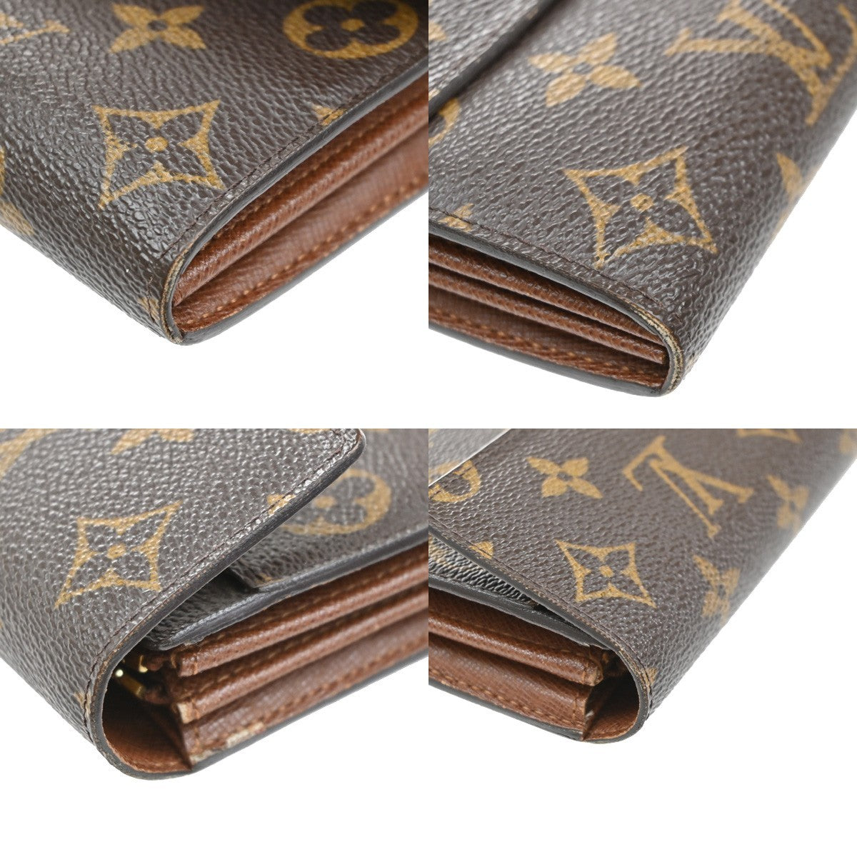 LOUIS VUITTON Porte Monnaie Credit Wallet Monogram Leather BN M61726 33SA094