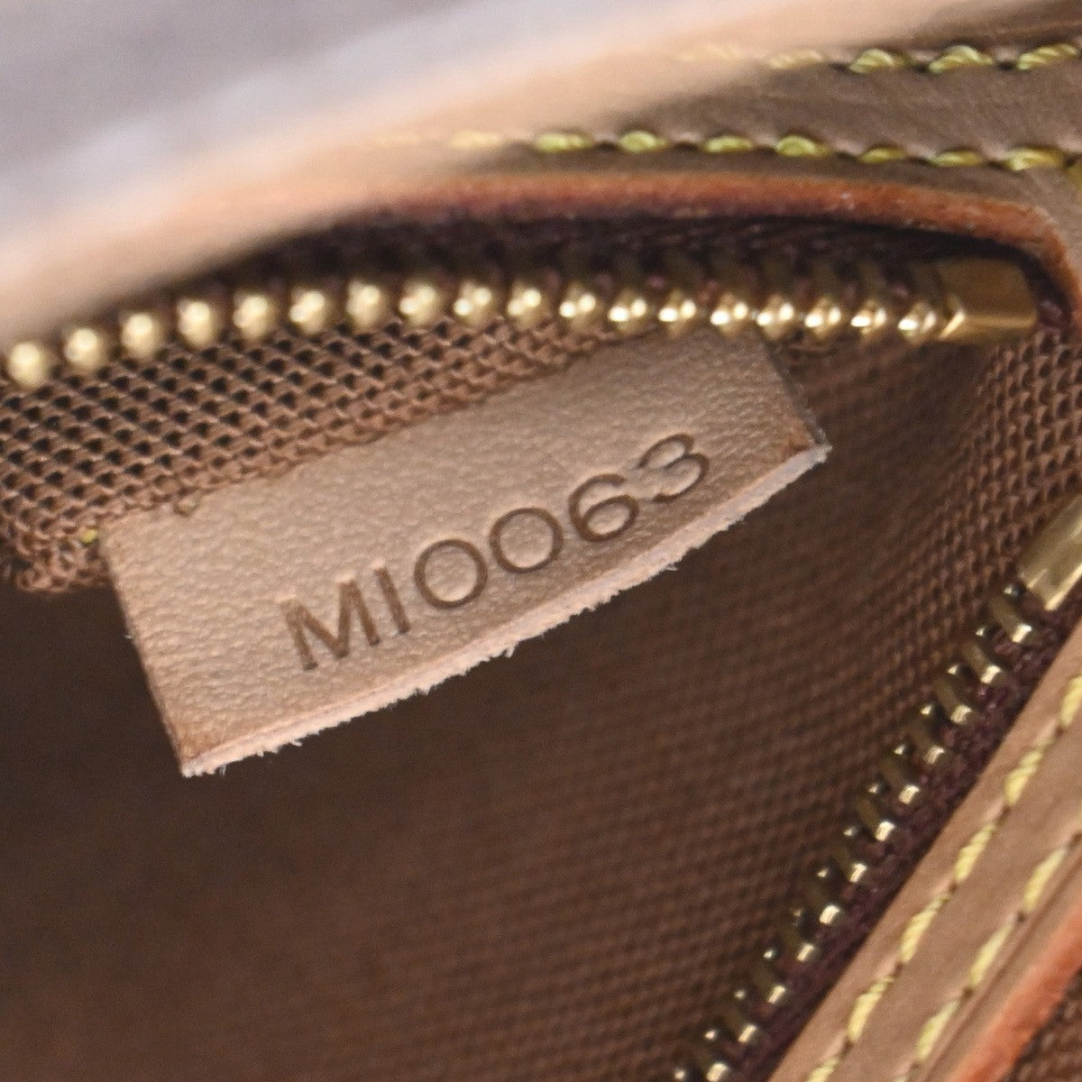 LOUIS VUITTON Mini Looping Hand Bag Monogram Leather Brown M51147 603RF660
