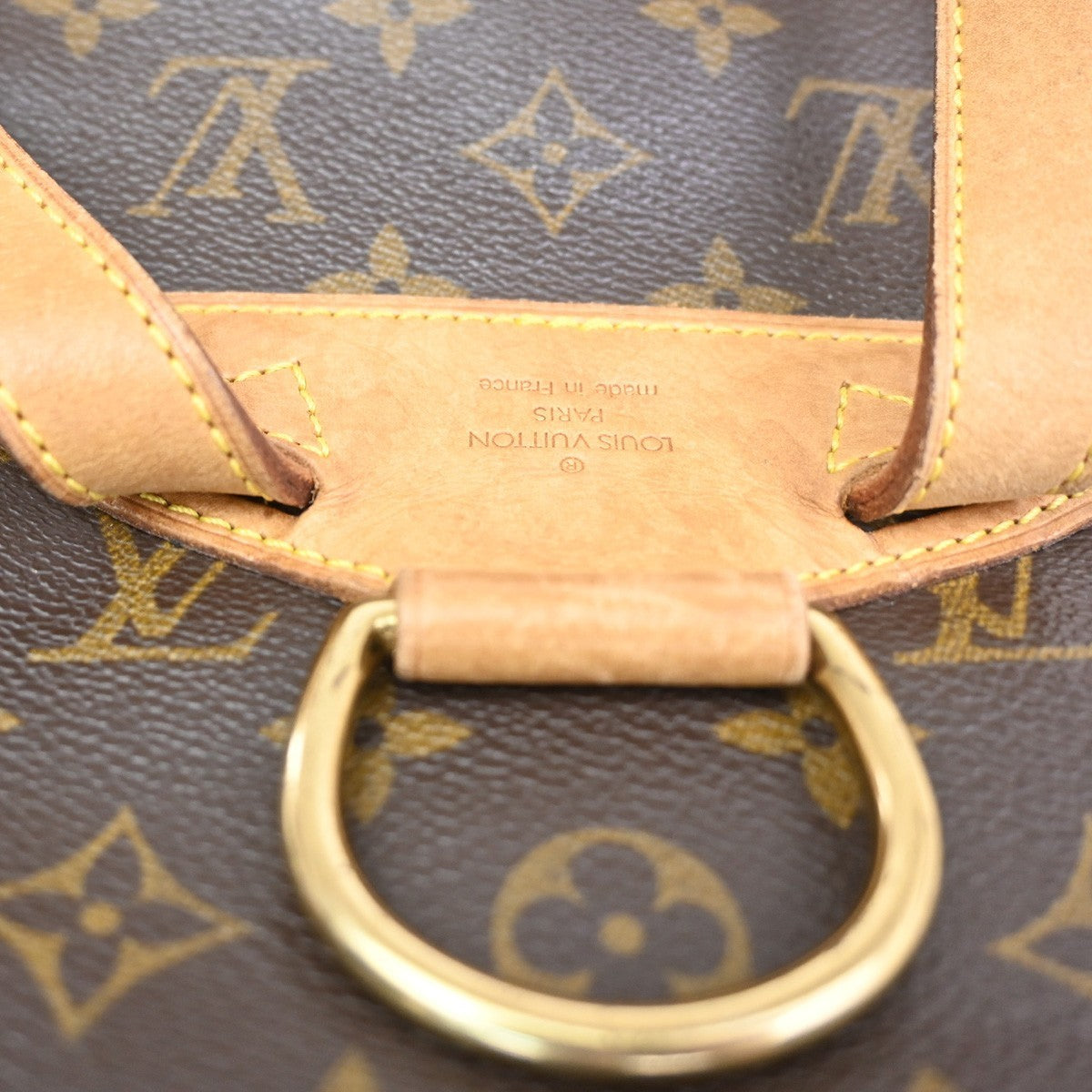 LOUIS VUITTON Montsouris MM Backpack Bag Monogram Leather Brown M51136 18KC526