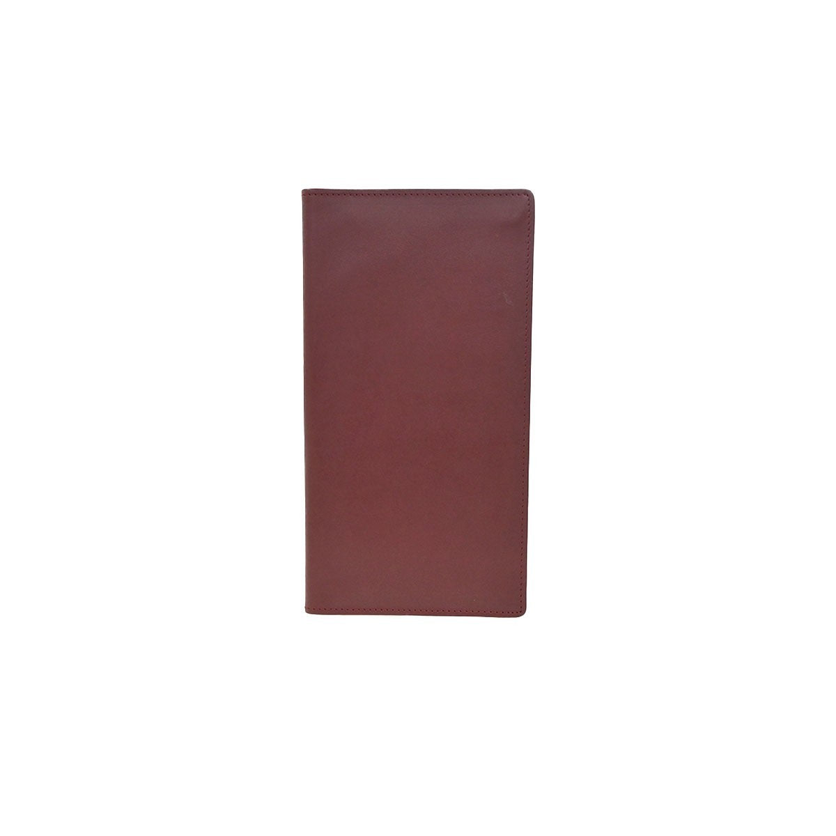 MUST DE CARTIER 2C Logo Bifold Long Wallet Purse Leather Red GHW 01KD061