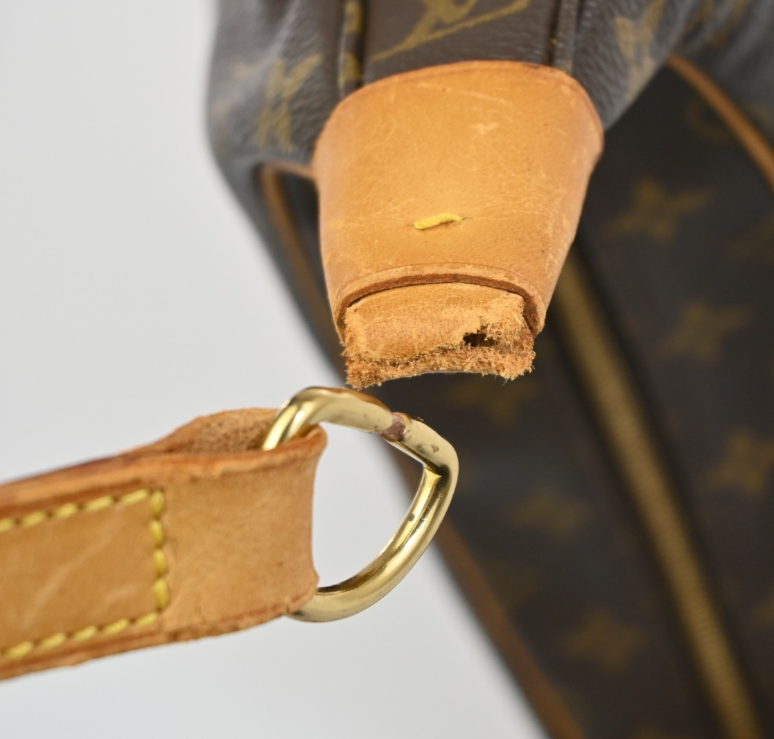 LOUIS VUITTON Boulogne 30 Shoulder Bag Monogram Leather Brown M51265 12PA117