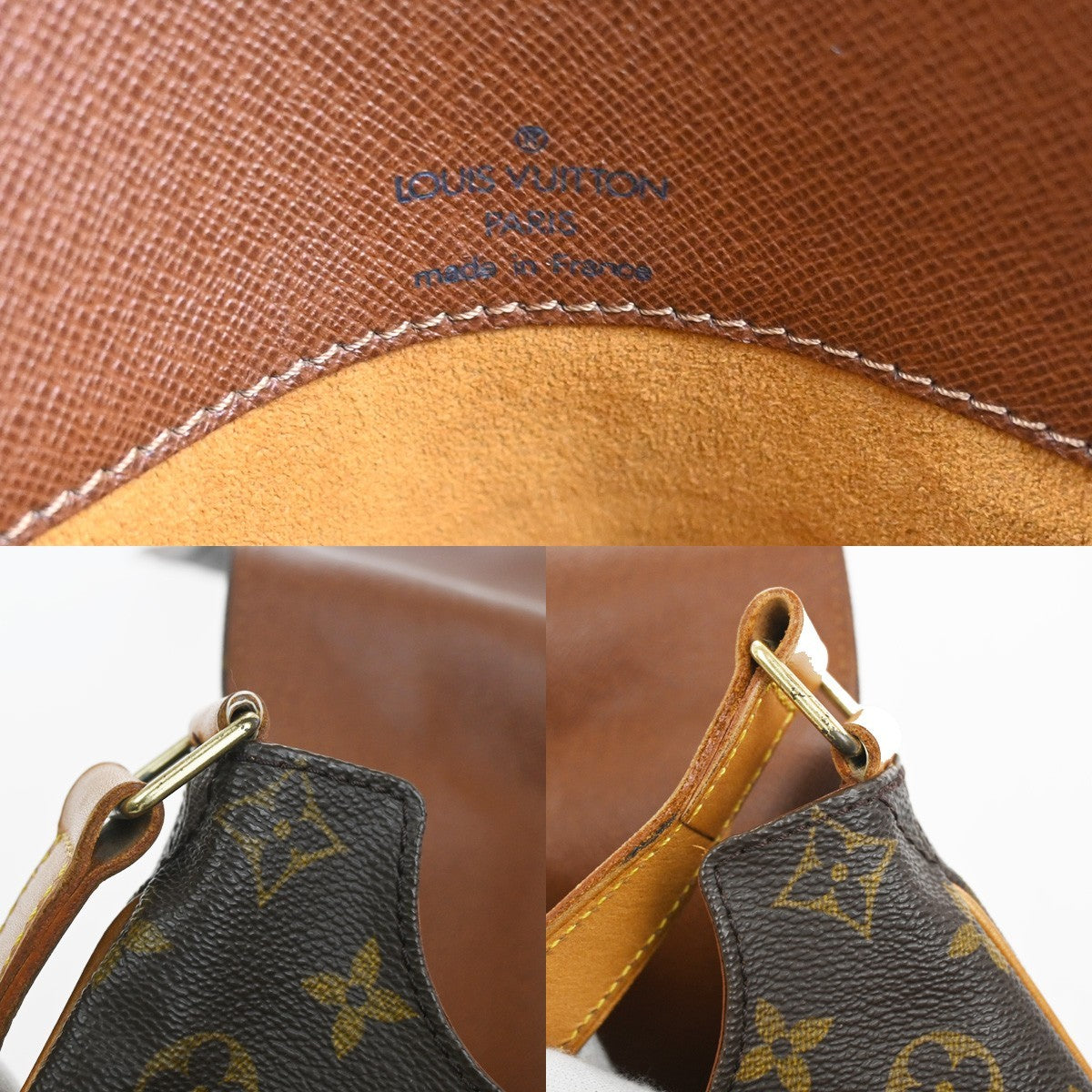LOUIS VUITTON Musette Shoulder Bag Monogram Leather Brown France M51256 73KC739