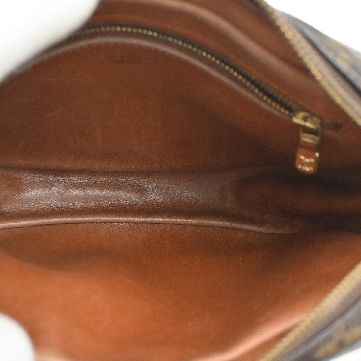 LOUIS VUITTON Jeune Fille PM Shoulder Bag Monogram Leather Brown M51227 33SA089