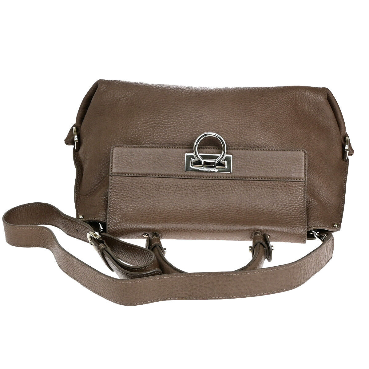 SALVATORE FERRAGAMO Gancini Sofia 2Way Shoulder Hand Bag Leather BN SHW 39YF720