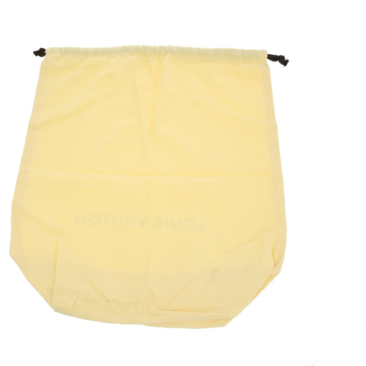 LOUIS VUITTON Logo 10 Set Dust Bag Drawstring Canvas Cotton Beige Brown 09KC415